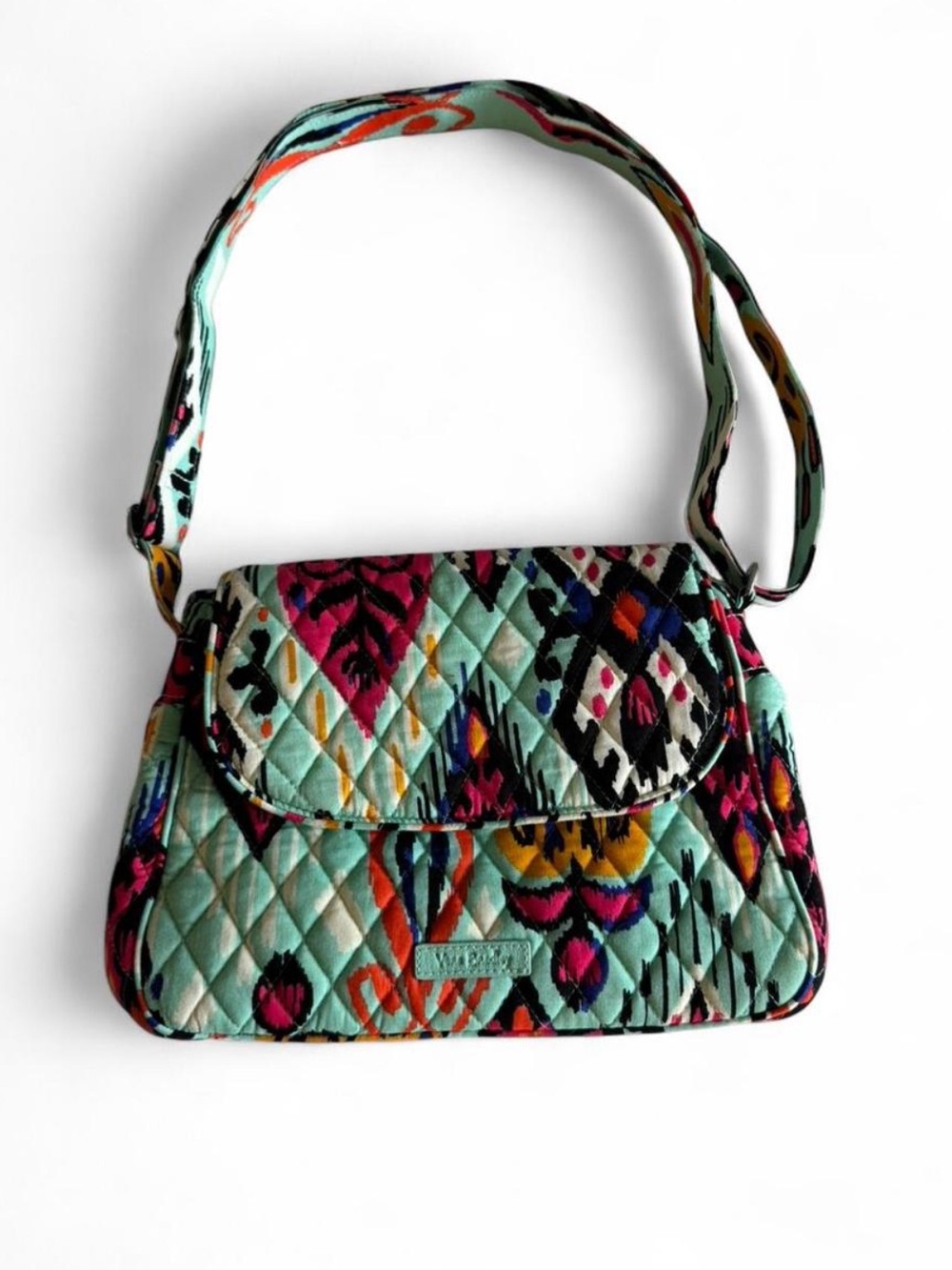 NWT Vera Bradley Pueblo Print Quilted Crossbody Shoulder Bag